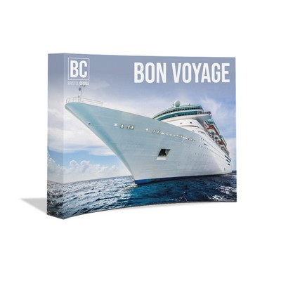 10' Custom Curved Fabric Pop-Up Display